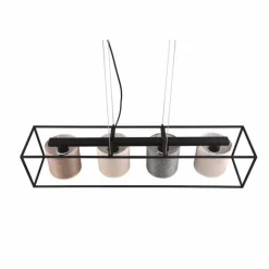 Luminaires Trio Suspensions|Suspension Trio Ross Noir, 4 lumières