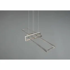 Luminaires Trio Éclairage Led|Suspension Trio Salinas LED Nickel mat, 1 lumière