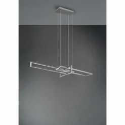 Luminaires Trio Éclairage Led|Suspension Trio Salinas LED Nickel mat, 1 lumière