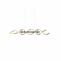 Luminaires Trio Éclairage Led|Suspension Trio Sequence LED Laiton, Noir, 1 lumière