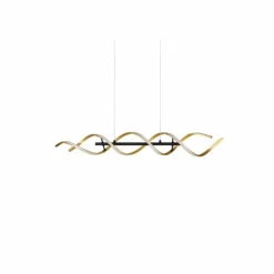 Luminaires Trio Éclairage Led|Suspension Trio Sequence LED Laiton, Noir, 1 lumière