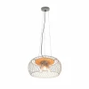 Luminaires Trio Suspensions|Suspension Trio Tamil Brun foncé, Nickel mat, 3 lumières