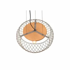 Luminaires Trio Suspensions|Suspension Trio Tamil Brun foncé, Nickel mat, 3 lumières