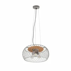Luminaires Trio Suspensions|Suspension Trio Tamil Brun foncé, Nickel mat, 3 lumières
