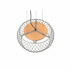 Luminaires Trio Suspensions|Suspension Trio Tamil Brun foncé, Nickel mat, 3 lumières