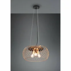 Luminaires Trio Suspensions|Suspension Trio Tamil Noir, 3 lumières