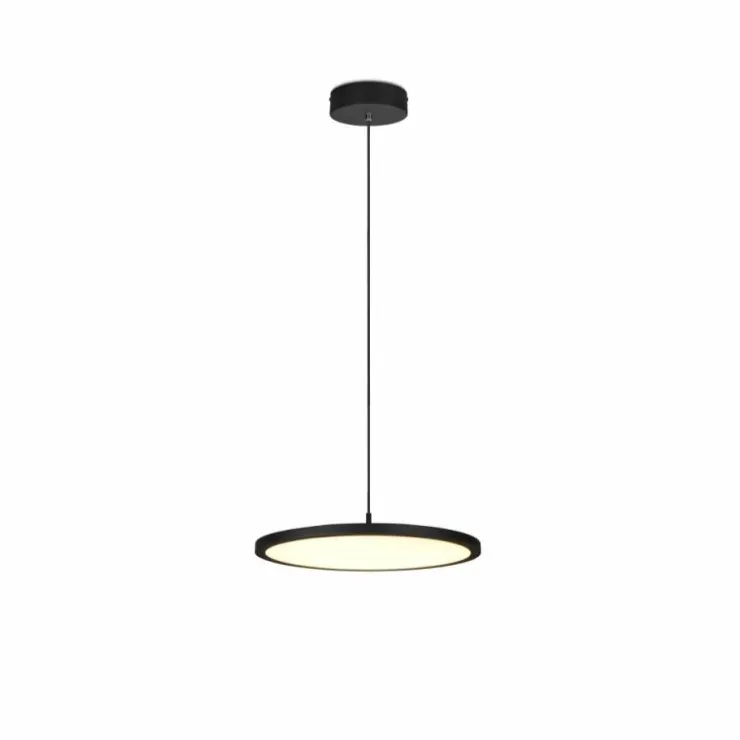 Luminaires Trio Éclairage Led|Suspension Trio Tray LED Noir, 1 lumière