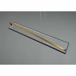 Luminaires Trio Éclairage Led|Suspension Trio-Leuchten Edge LED Noir, 1 lumière