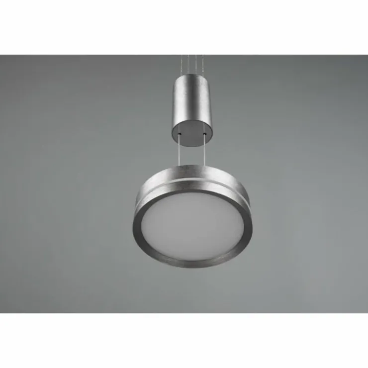 Luminaires Trio Éclairage Led|Suspension Trio-Leuchten Franklin LED Nickel mat, 1 lumière