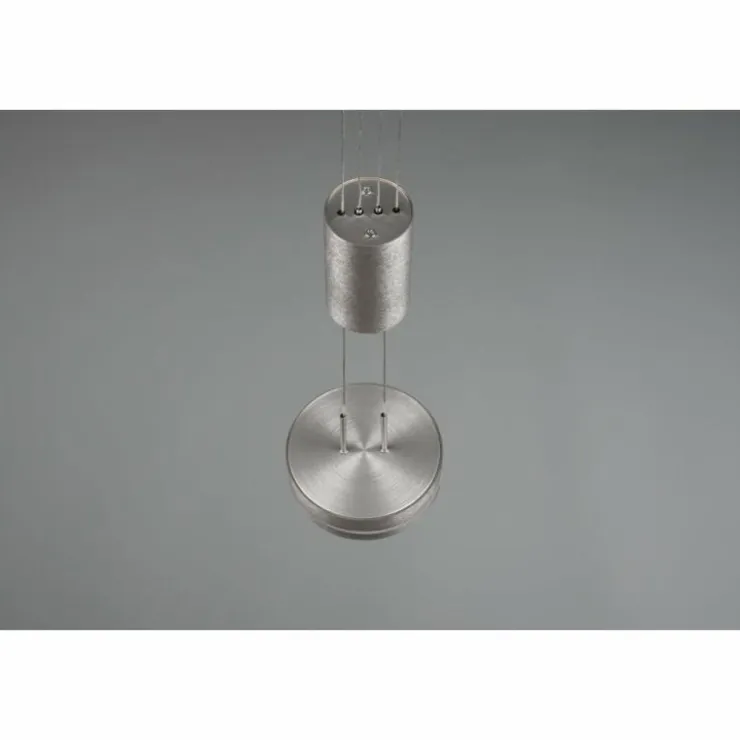 Luminaires Trio Éclairage Led|Suspension Trio-Leuchten Franklin LED Nickel mat, 1 lumière