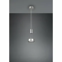 Luminaires Trio Éclairage Led|Suspension Trio-Leuchten Franklin LED Nickel mat, 1 lumière