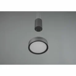 Luminaires Trio Éclairage Led|Suspension Trio-Leuchten Franklin LED Anthracite, 1 lumière