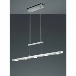 Luminaires Trio Suspensions|Suspension Trio-Leuchten Lacal LED Nickel mat, 7 lumières