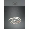 Luminaires Trio Éclairage Led|Suspension Trio-Leuchten Yara LED Nickel mat, 1 lumière