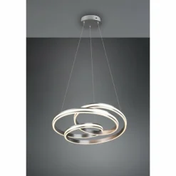 Luminaires Trio Éclairage Led|Suspension Trio-Leuchten Yara LED Nickel mat, 1 lumière