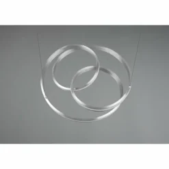 Luminaires Trio Éclairage Led|Suspension Trio-Leuchten Yara LED Nickel mat, 1 lumière