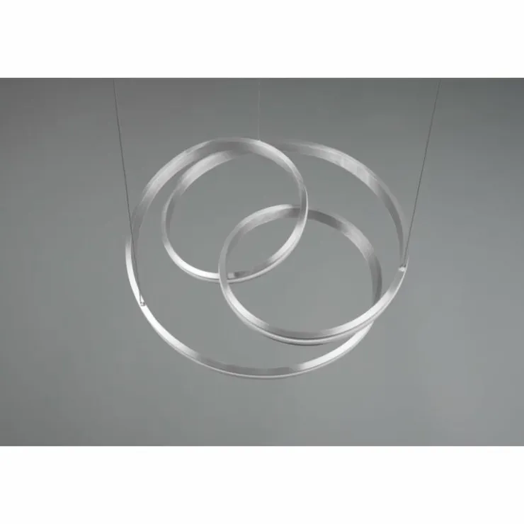 Luminaires Trio Éclairage Led|Suspension Trio-Leuchten Yara LED Nickel mat, 1 lumière