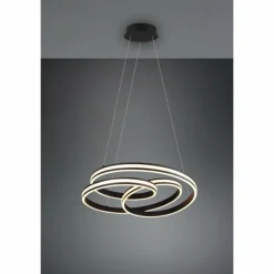 Luminaires Trio Éclairage Led|Suspension Trio-Leuchten Yara LED Noir, 1 lumière