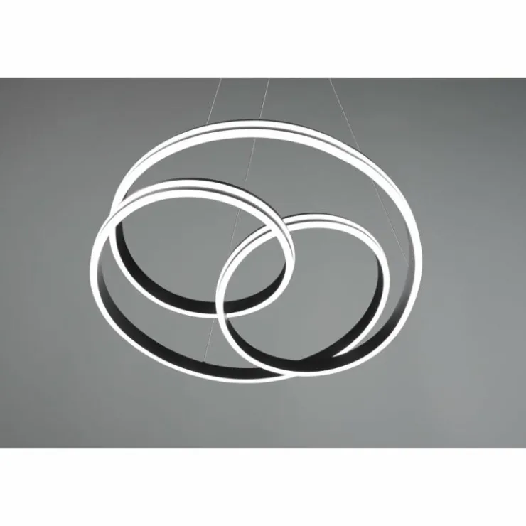 Luminaires Trio Éclairage Led|Suspension Trio-Leuchten Yara LED Noir, 1 lumière