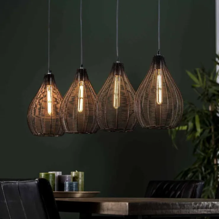 hofstein Suspensions|Suspension Vaiamonte, 4 lumières