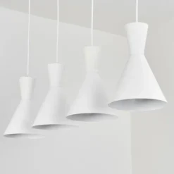 hofstein Suspensions|Suspension Vijes Blanc, 4 lumières