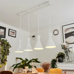 hofstein Suspensions|Suspension Vijes Blanc, 4 lumières