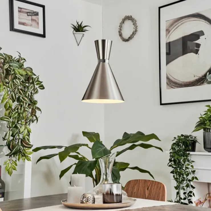 hofstein Suspensions|Suspension Vijes Nickel mat, 1 lumière