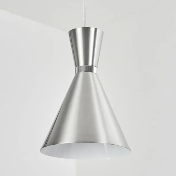 hofstein Suspensions|Suspension Vijes Nickel mat, 1 lumière