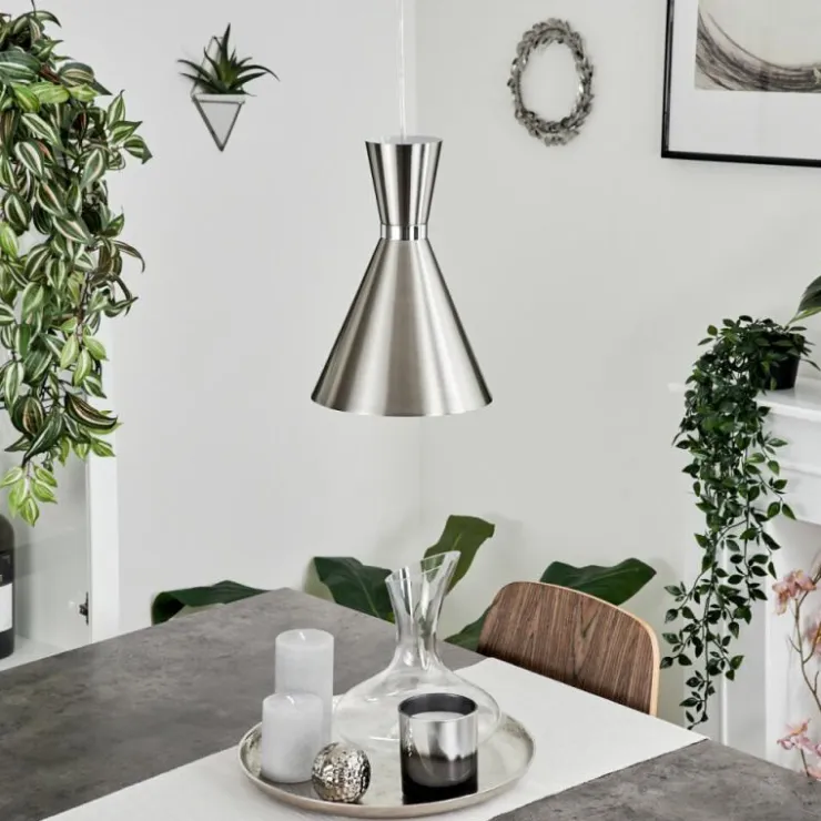 hofstein Suspensions|Suspension Vijes Nickel mat, 1 lumière