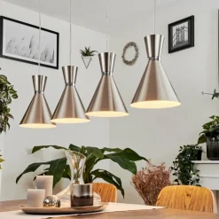 hofstein Suspensions|Suspension Vijes Nickel mat, 4 lumières