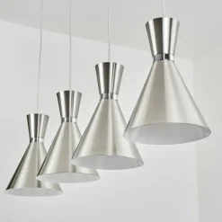 hofstein Suspensions|Suspension Vijes Nickel mat, 4 lumières