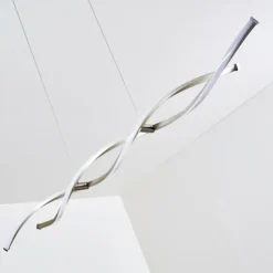 hofstein Éclairage Led|Suspension Wellington LED Acier inoxydable, 2 lumières