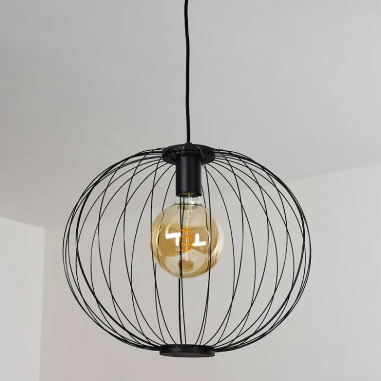 hofstein Suspensions|Suspension Wharua Noir, 1 lumière