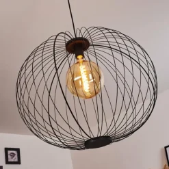 hofstein Suspensions|Suspension Wharua Noir, 1 lumière