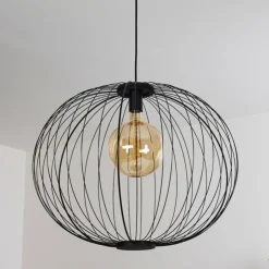 hofstein Suspensions|Suspension Wharua Noir, 1 lumière
