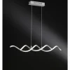 Luminaires Wofi Éclairage Led|Suspension Wofi BONNEY LED Nickel mat, 1 lumière