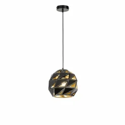 Luminaires Wofi Suspensions|Suspension Wofi-Leuchten JUBA Noir, 1 lumière