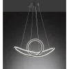 Luminaires Wofi Éclairage Led|Suspension Wofi-Leuchten MADISON LED Noir, 1 lumière, Télécommandes