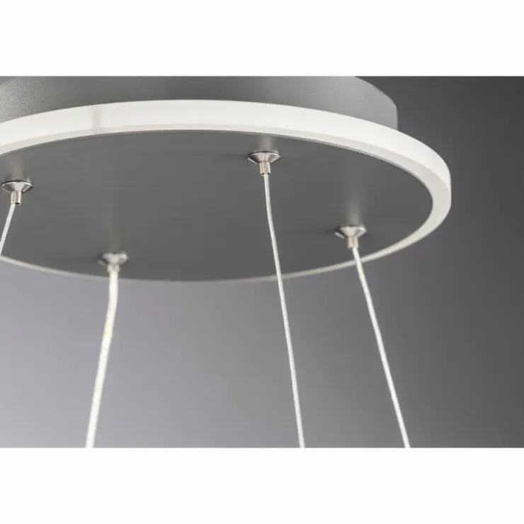 Luminaires Wofi Éclairage Led|Suspension Wofi-Leuchten SHAY LED Gris, 1 lumière