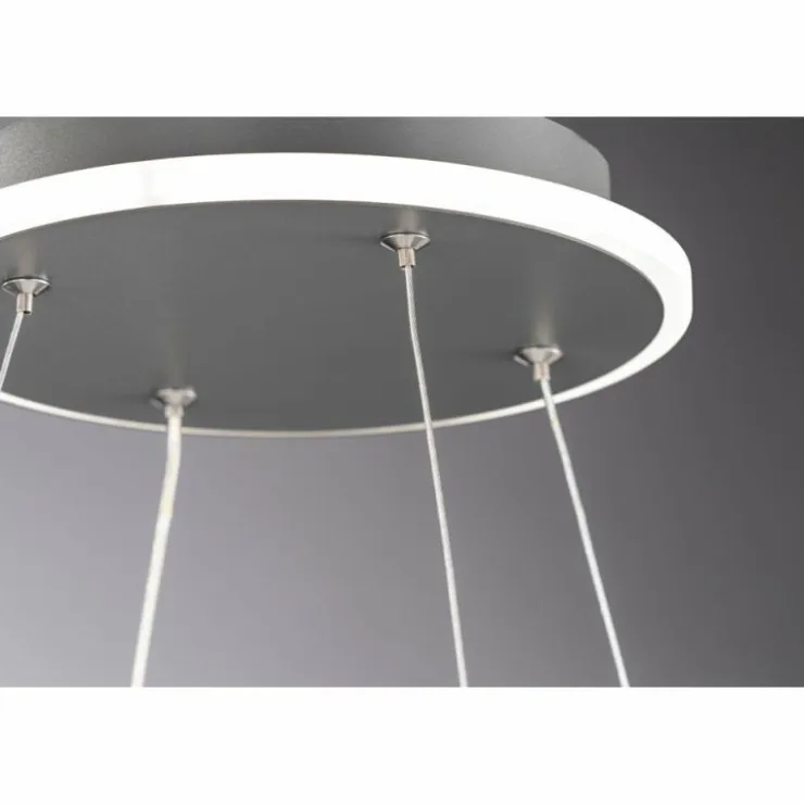 Luminaires Wofi Éclairage Led|Suspension Wofi-Leuchten SHAY LED Gris, 1 lumière