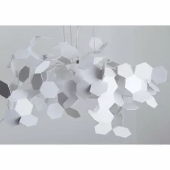 Luminaires Zava Luce Suspensions|Suspension Zavaluce Andromeda Blanc, 1 lumière