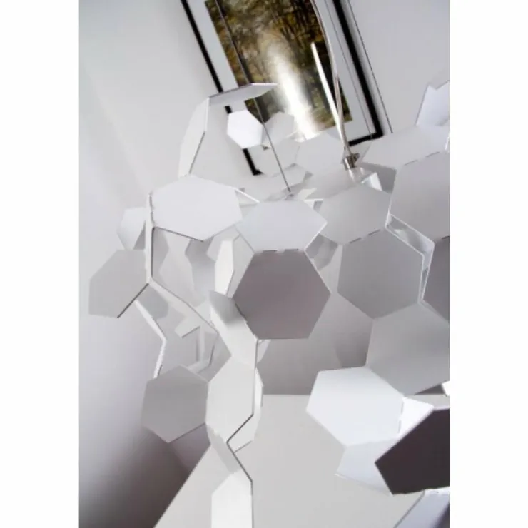 Luminaires Zava Luce Suspensions|Suspension Zavaluce Andromeda Blanc, 1 lumière