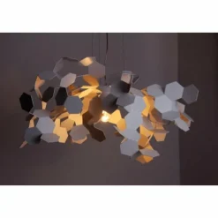 Luminaires Zava Luce Suspensions|Suspension Zavaluce Andromeda Blanc, 1 lumière