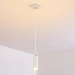 hofstein Suspensions|Suspension Zuoz Blanc, 1 lumière