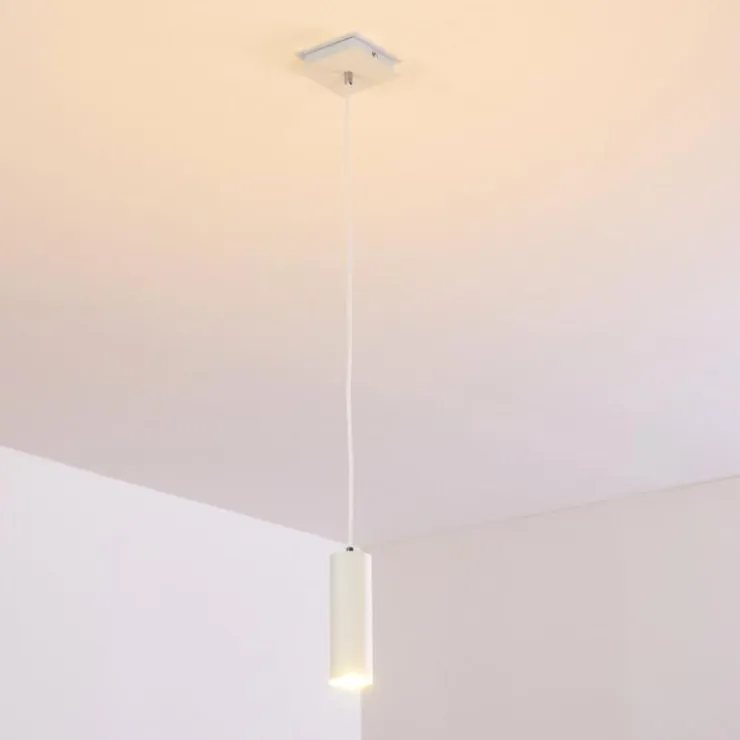 hofstein Suspensions|Suspension Zuoz Blanc, 1 lumière