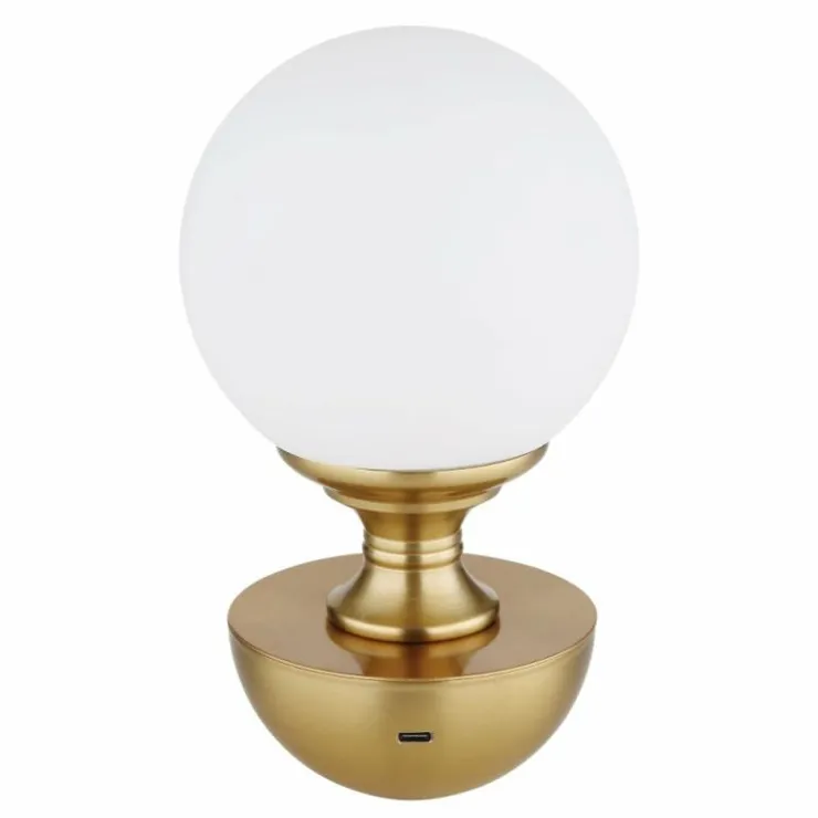 Luminaires Globo Lighting Éclairage Led|Tabina Lampe à poser LED Laiton, 1 lumière