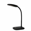 Luminaires Lucide Lampes À Poser|TESSA Lampe de bureau LED Noir, 1 lumière