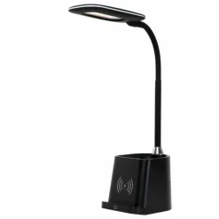 Luminaires Lucide Lampes À Poser|TESSA Lampe de bureau LED Noir, 1 lumière