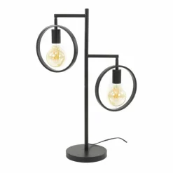hofstein Lampes À Poser|Tischleuchte Lampe à poser Anthracite, 2 lumières