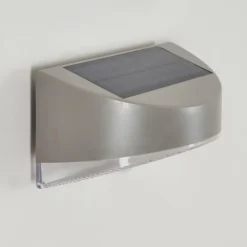 Tolerud Lampe murale d´extérieur LED Gris, Argenté, 1 lumière, Détecteur de mouvement